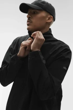 Gewaschene Off-Duty-Kappe – Vintage Black