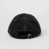 Gewaschene Off-Duty-Kappe – Vintage Black