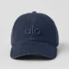 Gewaschene Off-Duty-Kappe – Vintage Navy
