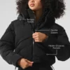 Glacier Puffer – Schwarz
