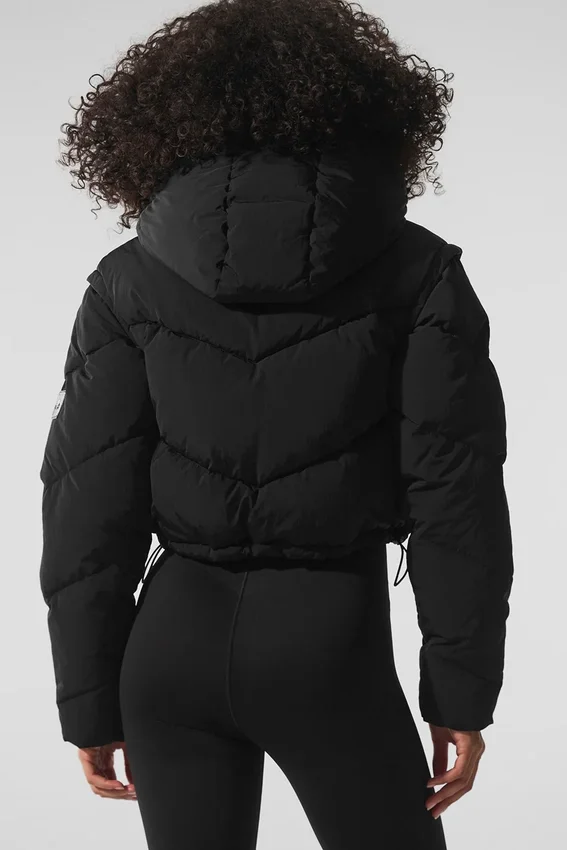 Glacier Puffer – Schwarz