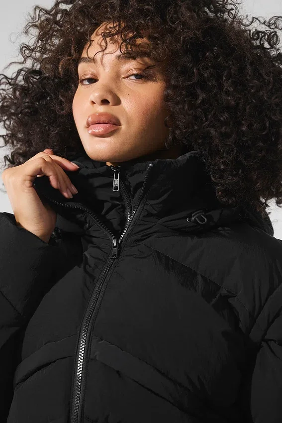 Glacier Puffer – Schwarz