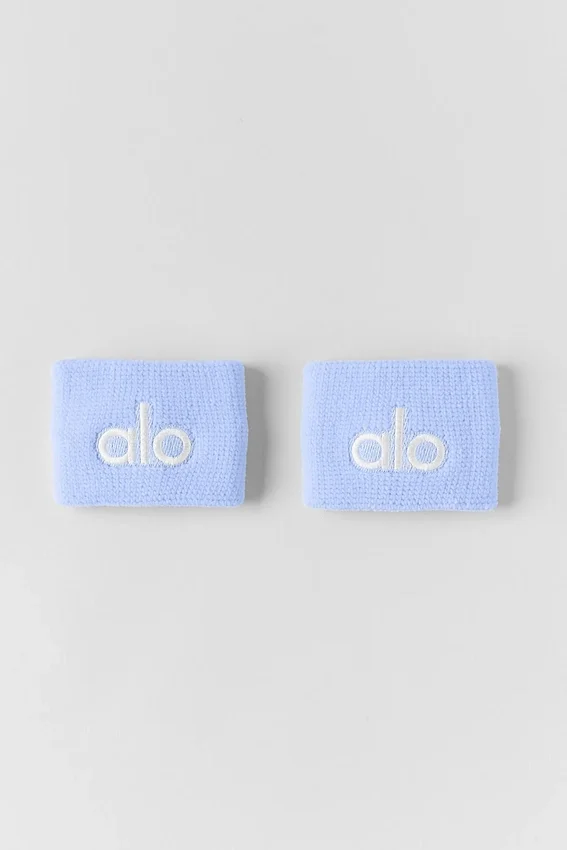 Glow-Armband (2er-Pack) – Hellprovence-Blau/Weiß