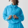 „Go Time“-Pullover mit 1/4-Reißverschluss – Azurblau