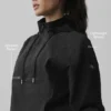 Go Time Pullover mit 1/4-Reißverschluss – Schwarz