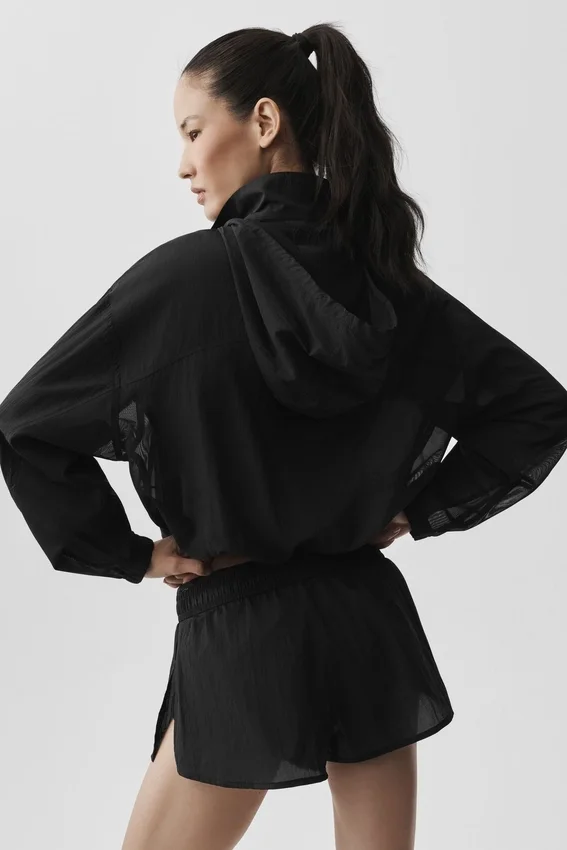 Go Time Pullover mit 1/4-Reißverschluss – Schwarz