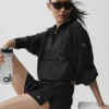 Go Time Pullover mit 1/4-Reißverschluss – Schwarz