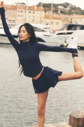 Go Time Shorts mit mittlerer Leibhöhe – Marineblau