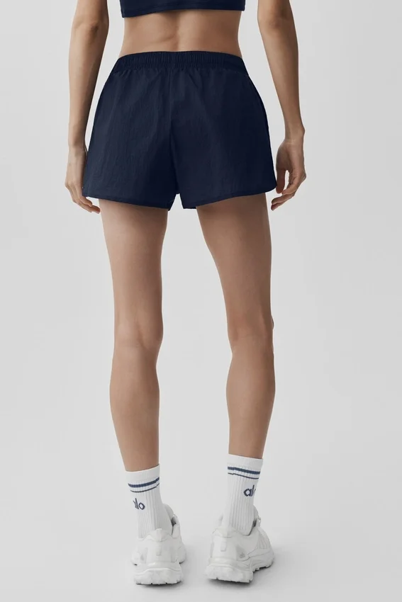 Go Time Shorts mit mittlerer Leibhöhe – Marineblau