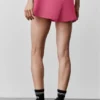 Go Time Shorts mit mittlerer Leibhöhe – Paradise Pink