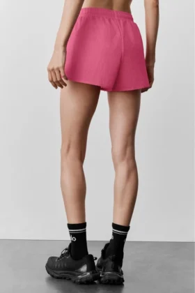 Go Time Shorts mit mittlerer Leibhöhe – Paradise Pink