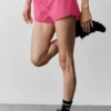 Go Time Shorts mit mittlerer Leibhöhe – Paradise Pink