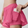 Go Time Shorts mit mittlerer Leibhöhe – Paradise Pink