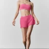 Go Time Shorts mit mittlerer Leibhöhe – Paradise Pink