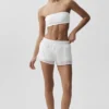 Go Time Shorts mit mittlerer Leibhöhe – Weiß