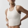 Goddess Ribbed Go-To Top – Elfenbein