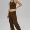 Goddess Ribbed Go-To Top – Espresso