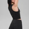 „Goddess Ribbed Go-To Top“ – Schwarz