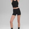 „Goddess Ribbed Go-To Top“ – Schwarz