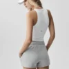 Goddess Ribbed Go-To Top – Weiß