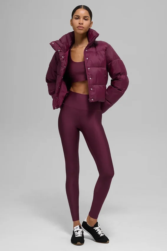 Gold Rush Puffer – Burgunderrot