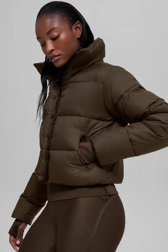 Gold Rush Puffer – Espresso