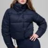 Gold Rush Puffer – Navy
