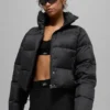 Gold Rush Puffer – Schwarz