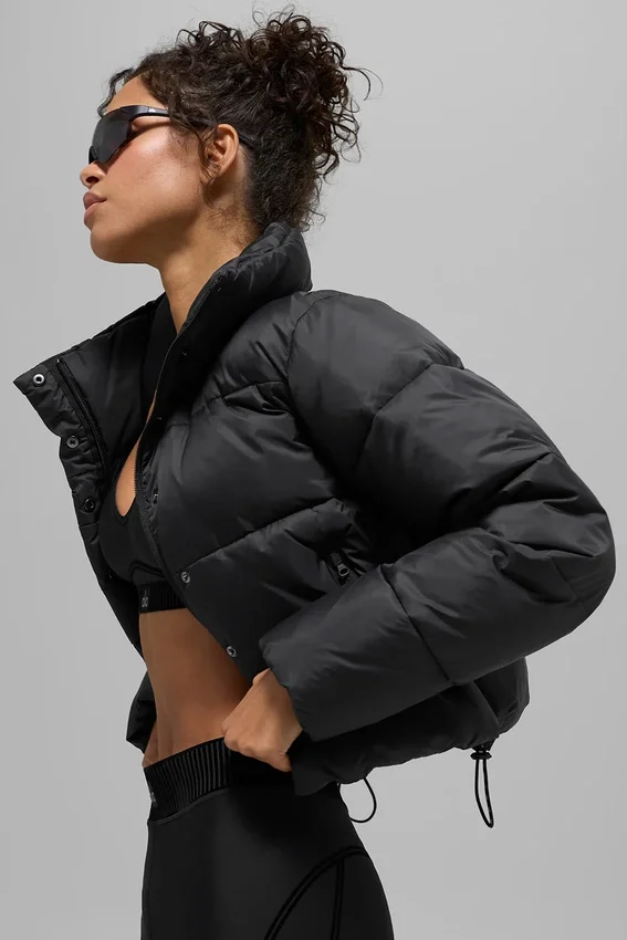 Gold Rush Puffer – Schwarz