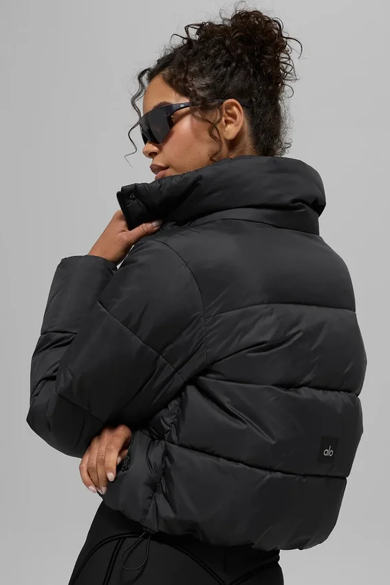 Gold Rush Puffer – Schwarz