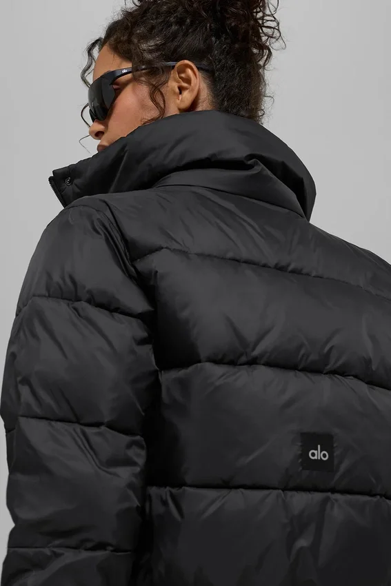 Gold Rush Puffer – Schwarz