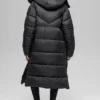 Gold Rush Puffer-Trench – Schwarz