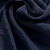 Halbtransparentes „Golden Hour“-Langarmshirt mit Knöpfen – Marineblau