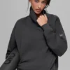 Hazy Pullover mit Stehkragen – Anthrazit