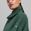 Hazy Pullover mit Stehkragen – Clover Green