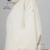 Hazy Pullover mit Stehkragen – Elfenbein