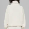 Hazy Pullover mit Stehkragen – Elfenbein