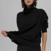 Hazy Pullover mit Stehkragen – Schwarz