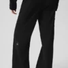 High Road Straight Leg Hose – Schwarz