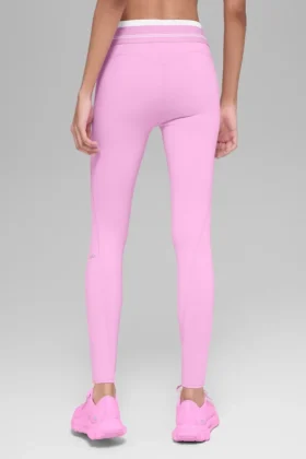 High-Waist 7/8 Better Together Leggings – Candy Heart Pink/Weiß