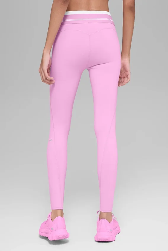 High-Waist 7/8 Better Together Leggings – Candy Heart Pink/Weiß