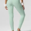 High-Waist 7/8 Better Together Leggings – Spearmint/Weiß
