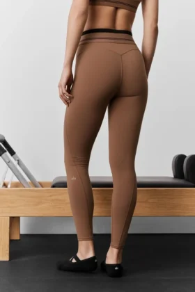 High-Waist 7/8 Better Together Leggings – Sun Kissed Brown/Bla
