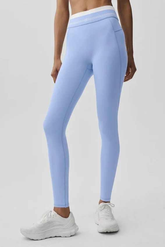 High-Waist Airbrush 7/8 Better Together Leggings – Hellblau Provence/
