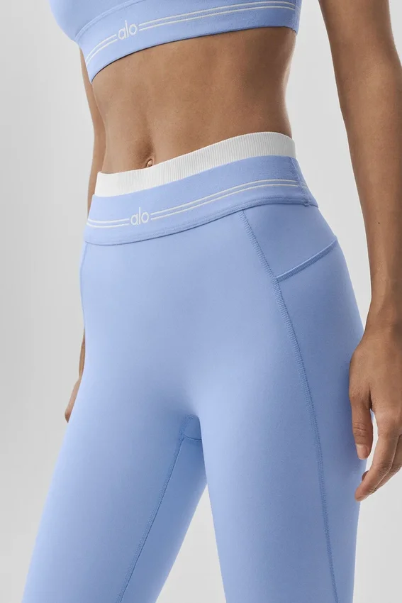 High-Waist Airbrush 7/8 Better Together Leggings – Hellblau Provence/