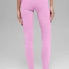 High-Waist Airbrush 7/8 Heart Throb Leggings – Candy Heart Pink/Weiß