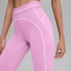 High-Waist Airbrush 7/8 Heart Throb Leggings – Candy Heart Pink/Weiß