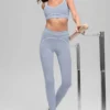 High-Waist Airbrush 7/8 Heart Throb Leggings – Winter Frost/Weiß