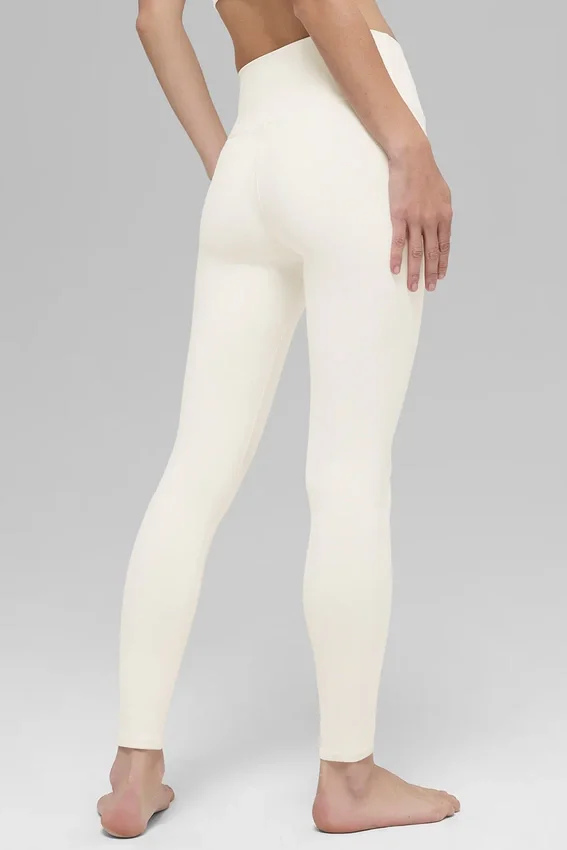 High-Waist Airbrush Legging – Elfenbein
