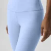 High-Waist Airbrush Legging – Hellblau